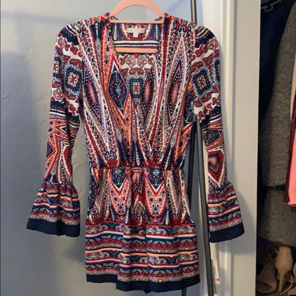 Fun print romper